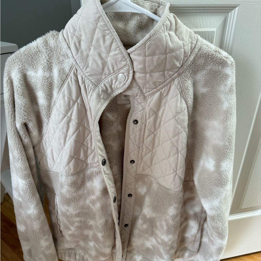 Abercrombie Button Sherpa Jacket